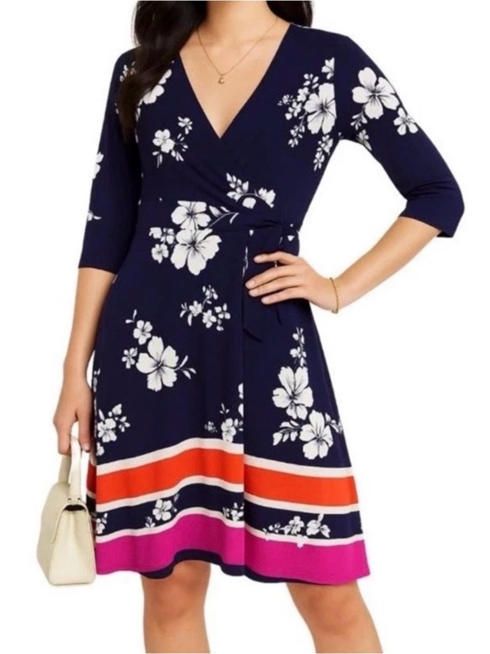 Vince Camuto Wrap Dress Size 8